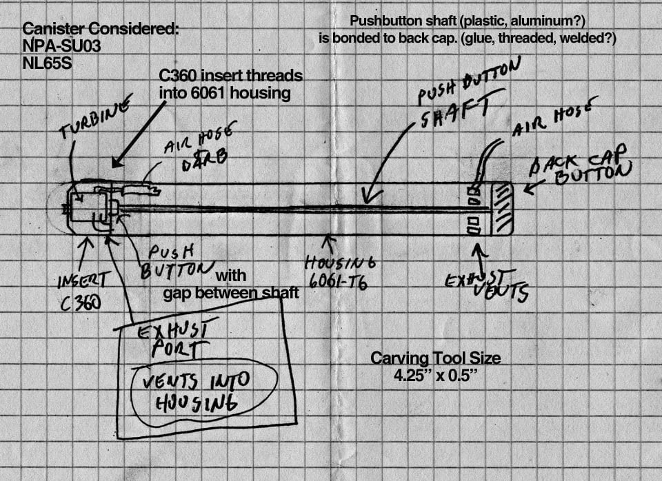 Vortex original conceptual drawing