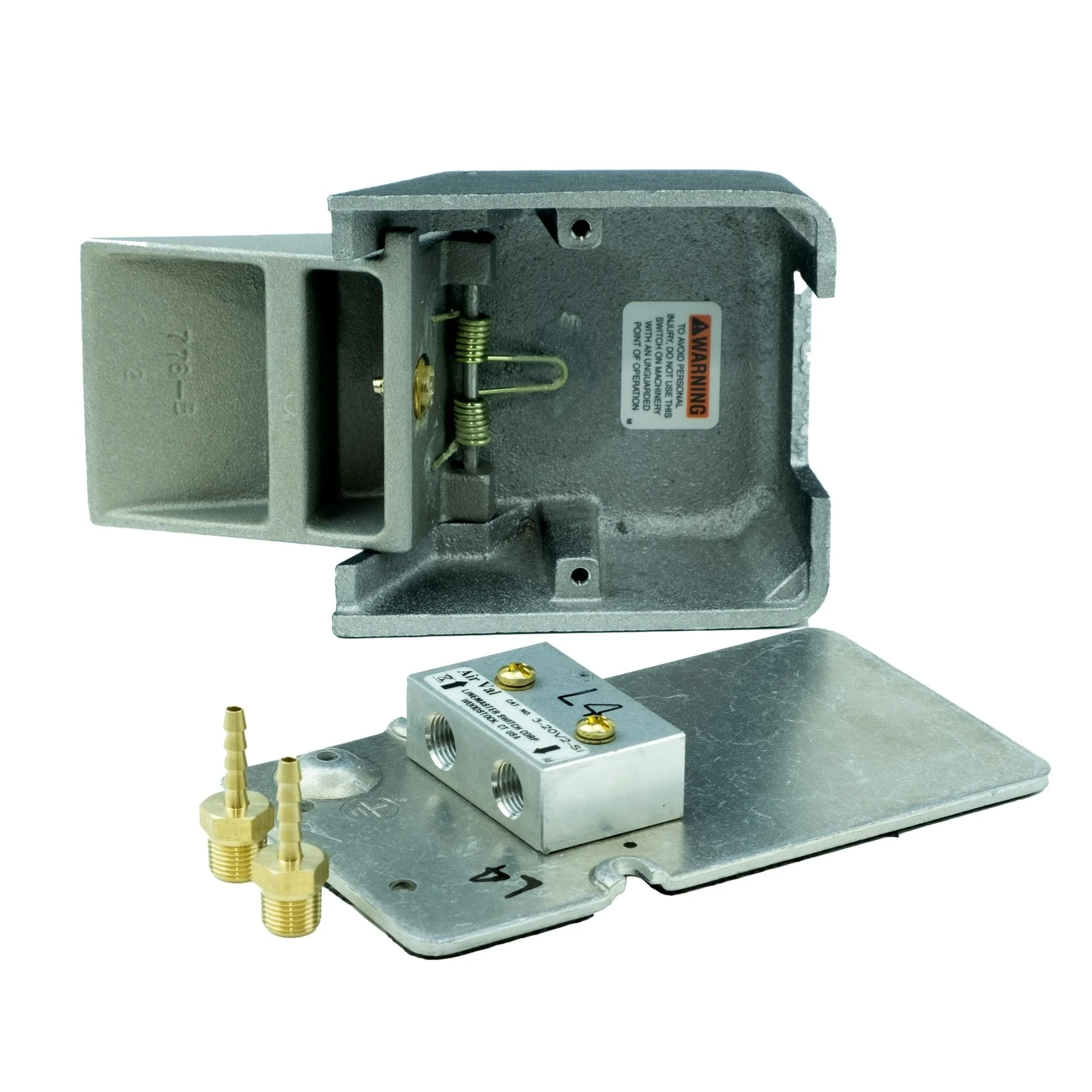 Speed Control Foot Pedal 4 Speed Control Foot Pedal - Inside with hose barbs