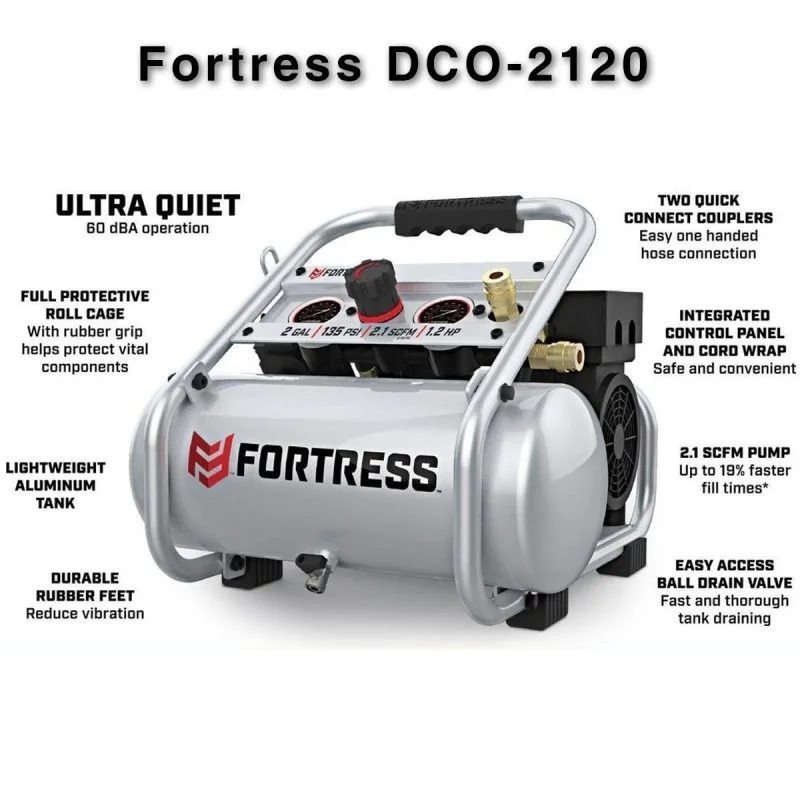 Ultra Quiet Air Compressor for High Speed Carvers