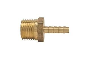 Brass Hose Barb 1/8 Barb and 1/4 NPT